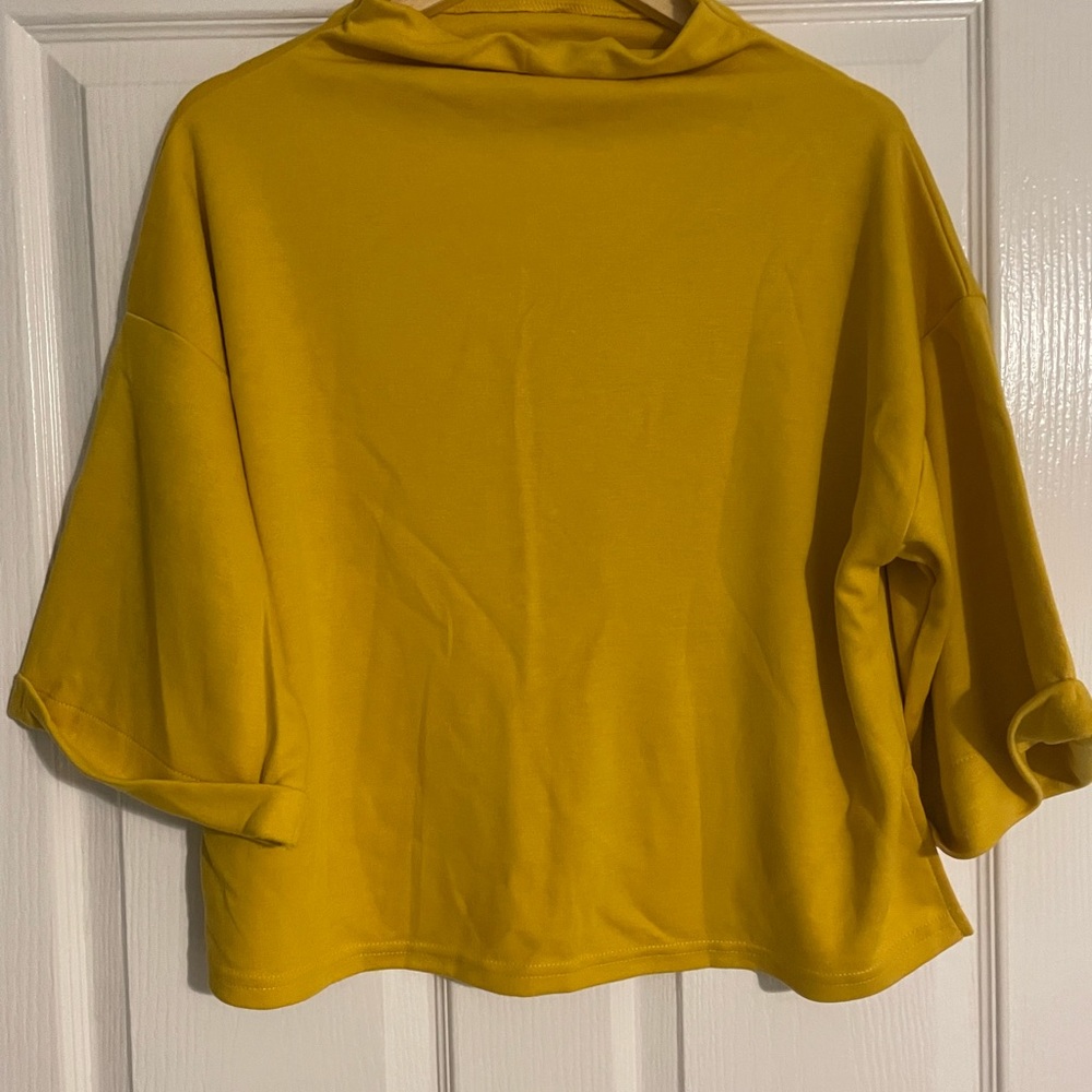 Dark yellow tunic top